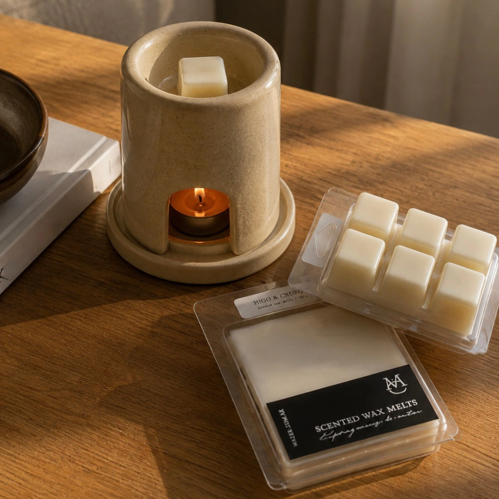 Dúo Terra: hornito de cerámica más wax melts