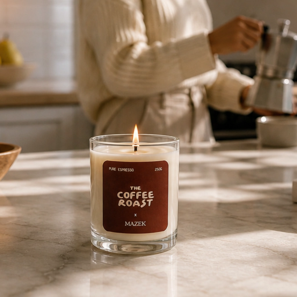 Vela Pure Espresso, colaboración The Coffee Roast x Mazek